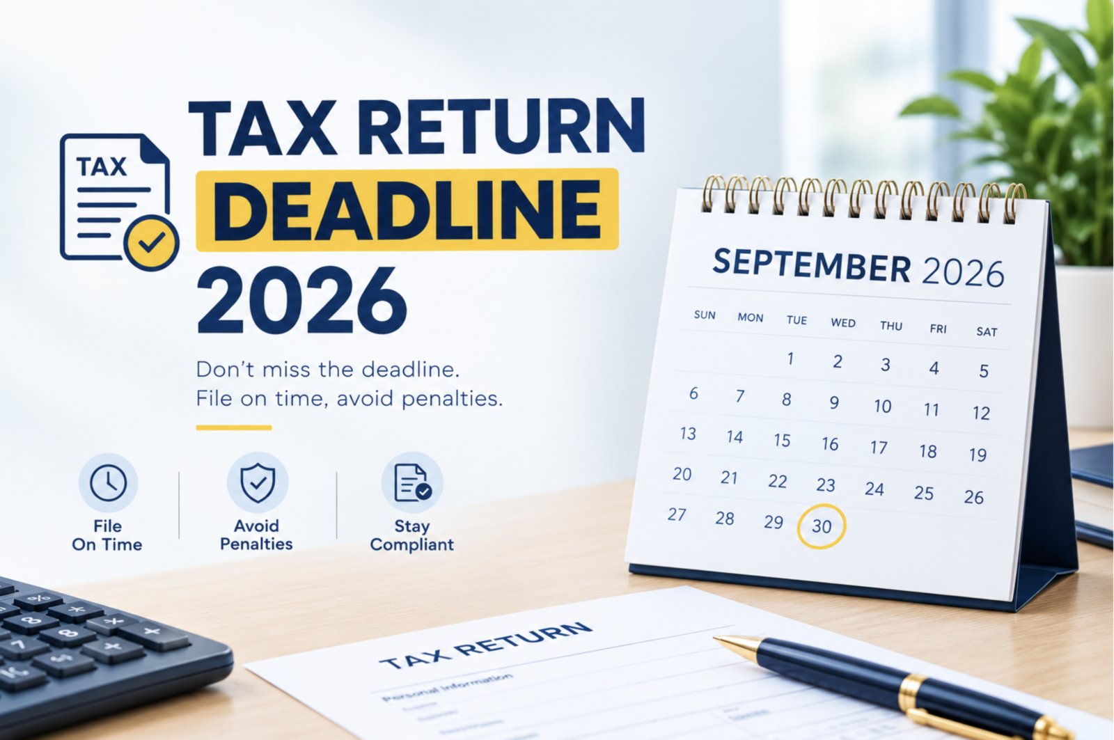 FBR Tax Return Deadline 2026: Last Date & Penalties